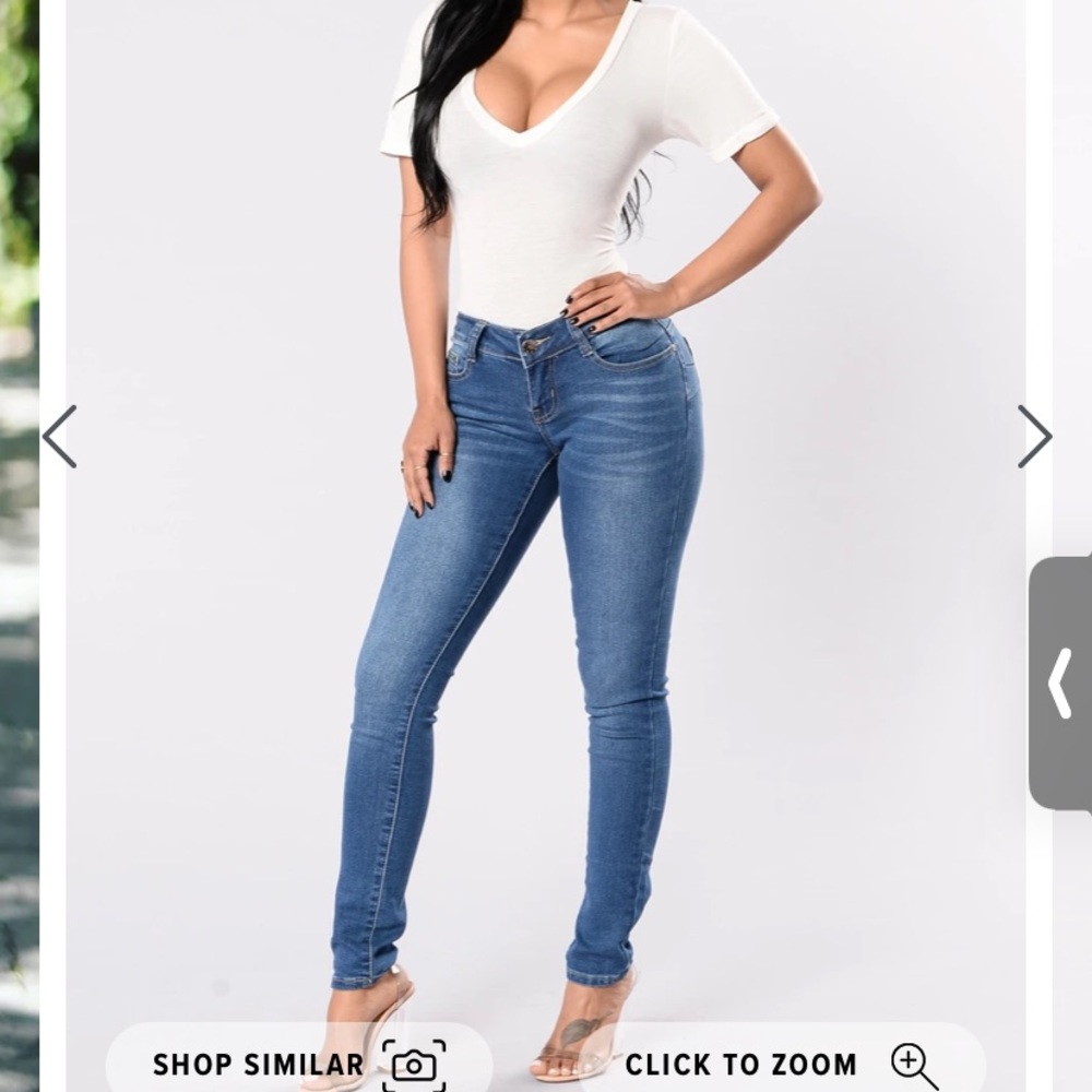 Low rise jeans